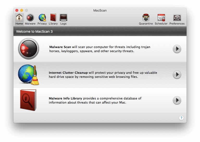 Check mac for spyware malware